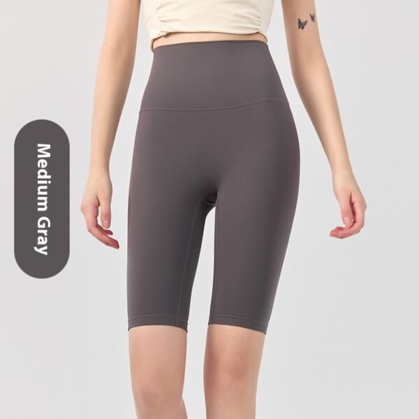 High Waist Belly Contracting Fitness Shorts Women's Tight Four Points Yoga Pants