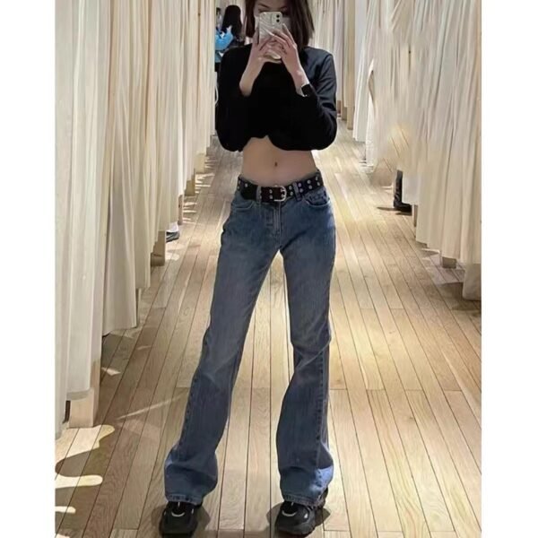Women's Cotton  Slim Fit Low  Jeans