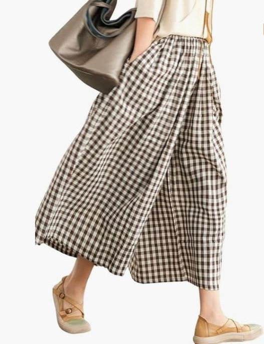 Fashion Casual Women Loose Wide-leg Skort