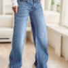 Women's Cotton Casual Straight Jeans