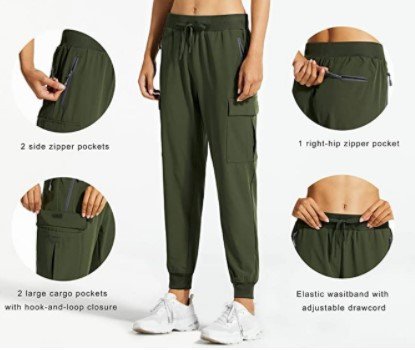 c7be55fa-90a4-4e63-b761-a00a8726c35f Women's Quick-Drying Nylon Jogger Pants