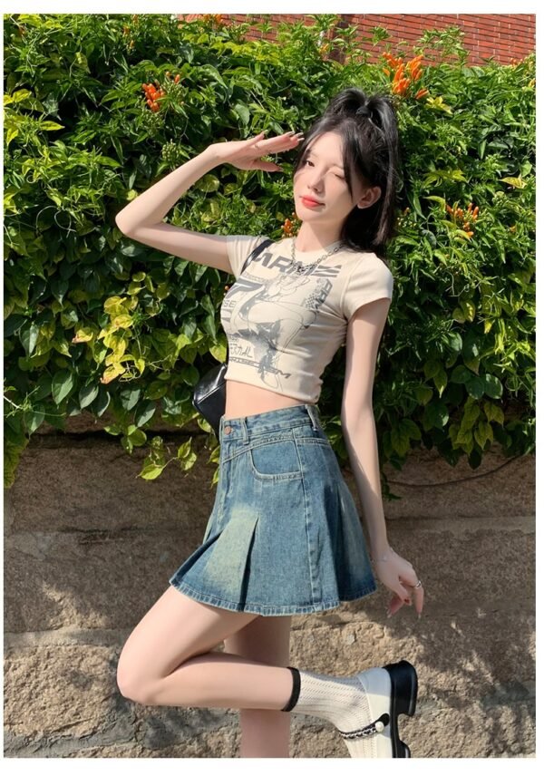 cdeb5cd9-0147-4aea-9238-ff95c058cc91 Women's Comfortable Cotton A-Line Skirt