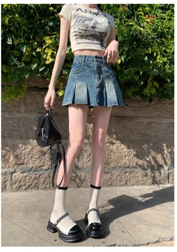 df351e5f-1e11-4983-afb2-97d9baf8c5b9 Women's Comfortable Cotton A-Line Skirt