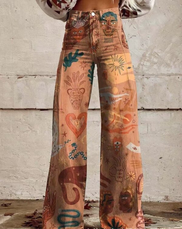 Hot Selling Plus Size Women's Casual Pants Thin Imitation Jeans