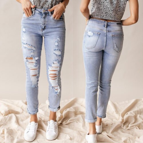 Fashion Holes Jeans For Women