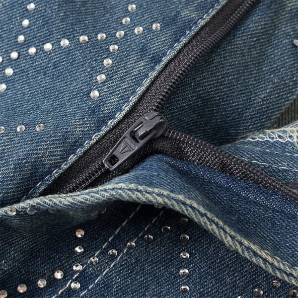 Women's Fashion Diamond Jeans