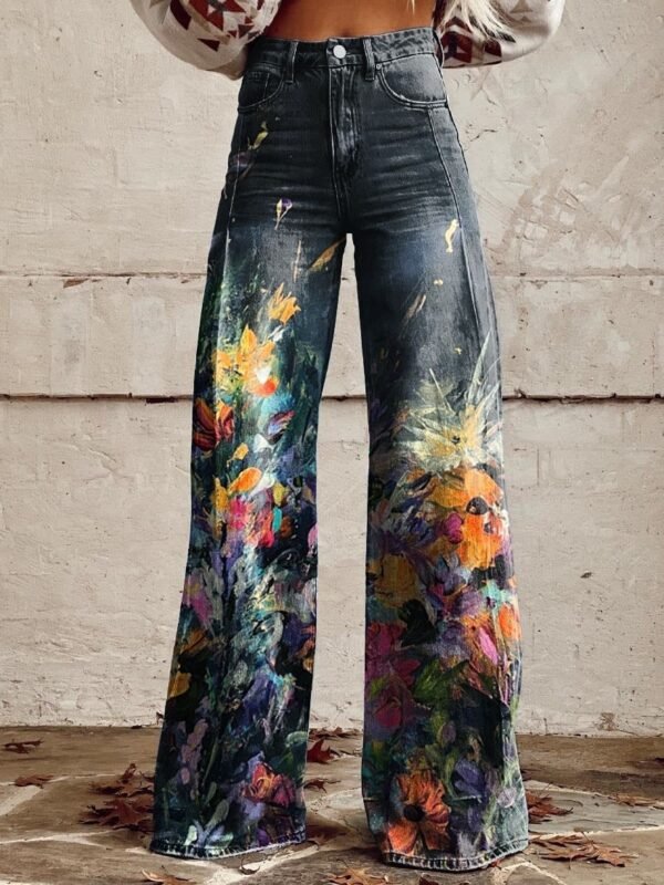 Hot Selling Plus Size Women's Casual Pants Thin Imitation Jeans