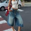 Women's Cotton Jeans Shorts