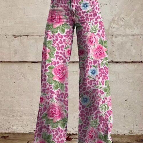 Hot Selling Plus Size Women's Casual Pants Thin Imitation Jeans