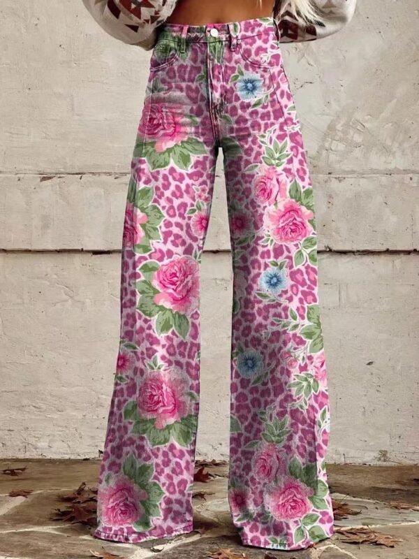 Hot Selling Plus Size Women's Casual Pants Thin Imitation Jeans
