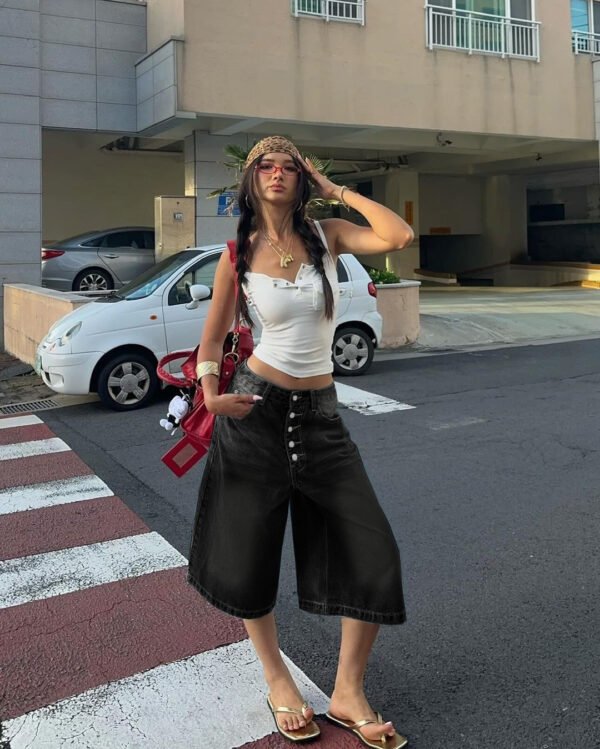 Women's Cotton Jeans Shorts