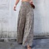 High Waist Loose Big Leg Swing Women's Casual Trousers