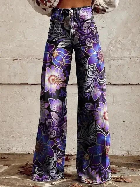 Hot Selling Plus Size Women's Casual Pants Thin Imitation Jeans